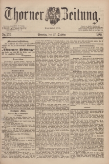 Thorner Zeitung : Begründet 1760. 1889, Nr. 252 (27 Oktober) + dod.