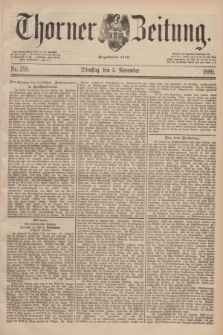 Thorner Zeitung : Begründet 1760. 1889, Nr. 259 (5 November)