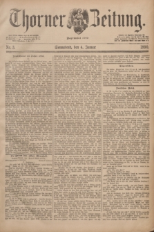 Thorner Zeitung : Begründet 1760. 1890, Nr. 3 (4 Januar)
