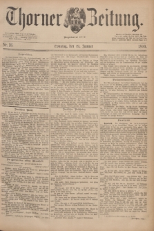 Thorner Zeitung : Begründet 1760. 1890, Nr. 16 (19 Januar) + dod.