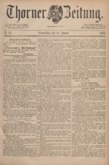 Thorner Zeitung : Begründet 1760. 1890, Nr. 25 (30 Januar)