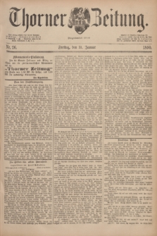 Thorner Zeitung : Begründet 1760. 1890, Nr. 26 (31 Januar)