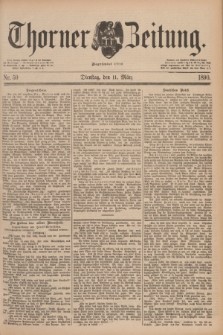 Thorner Zeitung : Begründet 1760. 1890, Nr. 59 (11 März)