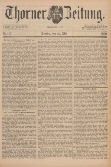 Thorner Zeitung : Begründet 1760. 1890, Nr. 115 (20 Mai)