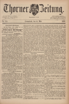 Thorner Zeitung : Begründet 1760. 1890, Nr. 124 (31 Mai)