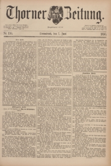Thorner Zeitung : Begründet 1760. 1890, Nr. 130 (7 Juni)