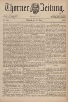 Thorner Zeitung : Begründet 1760. 1890, Nr. 133 (11 Juni)