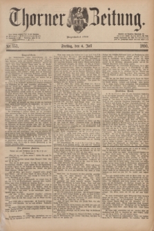 Thorner Zeitung : Begründet 1760. 1890, Nr. 153 (4 Juli)