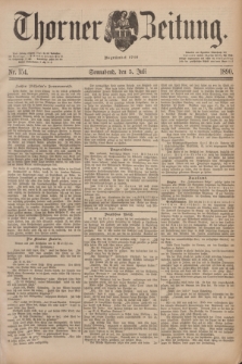 Thorner Zeitung : Begründet 1760. 1890, Nr. 154 (5 Juli)