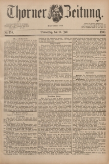 Thorner Zeitung : Begründet 1760. 1890, Nr. 158 (10 Juli)