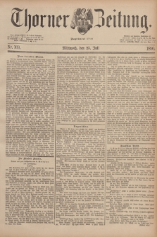 Thorner Zeitung : Begründet 1760. 1890, Nr. 169 (23 Juli)