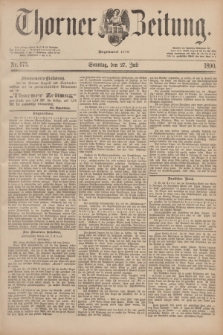 Thorner Zeitung : Begründet 1760. 1890, Nr. 173 (27 Juli)