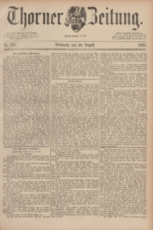 Thorner Zeitung : Begründet 1760. 1890, Nr. 193 (20 August)