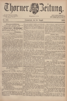 Thorner Zeitung : Begründet 1760. 1890, Nr. 202 (30 August)