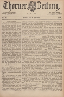 Thorner Zeitung : Begründet 1760. 1890, Nr. 204 (2 September)