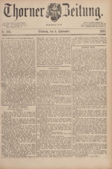 Thorner Zeitung : Begründet 1760. 1890, Nr. 205 (3 September)