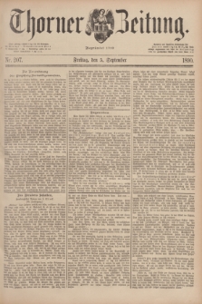 Thorner Zeitung : Begründet 1760. 1890, Nr. 207 (5 September)