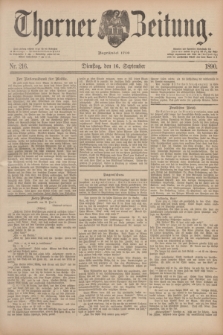 Thorner Zeitung : Begründet 1760. 1890, Nr. 216 (16 September)