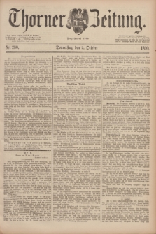 Thorner Zeitung : Begründet 1760. 1890, Nr. 230 (2 October)