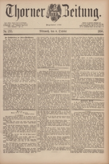 Thorner Zeitung : Begründet 1760. 1890, Nr. 235 (8 October)