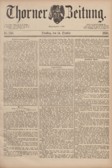 Thorner Zeitung : Begründet 1760. 1890, Nr. 240 (14 October)