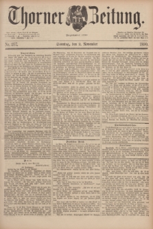 Thorner Zeitung : Begründet 1760. 1890, Nr. 257 (2 November) + dod.