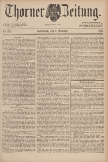 Thorner Zeitung : Begründet 1760. 1890, Nr. 262 (8 November)