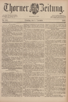 Thorner Zeitung : Begründet 1760. 1890, Nr. 282 (2 December)