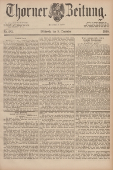 Thorner Zeitung : Begründet 1760. 1890, Nr. 283 (3 December)