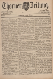 Thorner Zeitung : Begründet 1760. 1891, Nr. 32 (7 Februar)