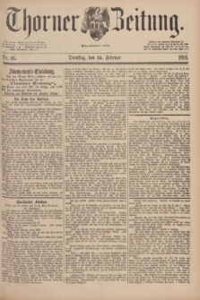 Thorner Zeitung : Begründet 1760. 1891, Nr. 46 (24 Februar)