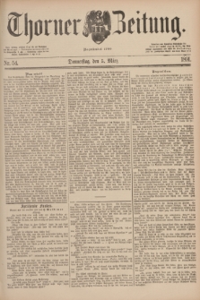 Thorner Zeitung : Begründet 1760. 1891, Nr. 54 (5 März)