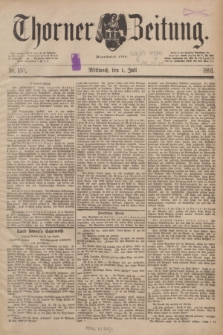Thorner Zeitung : Begründet 1760. 1891, Nr. 150 (1 Juli)