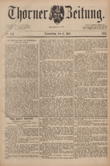 Thorner Zeitung : Begründet 1760. 1891, Nr. 151 (2 Juli)