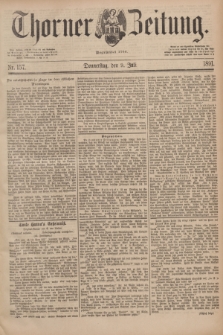 Thorner Zeitung : Begründet 1760. 1891, Nr. 157 (9 Juli)