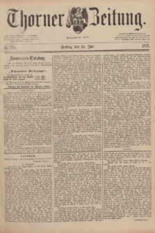 Thorner Zeitung : Begründet 1760. 1891, Nr. 170 (24 Juli)