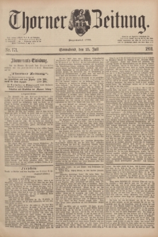 Thorner Zeitung : Begründet 1760. 1891, Nr. 171 (25 Juli)