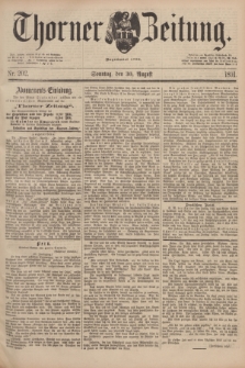 Thorner Zeitung : Begründet 1760. 1891, Nr. 202 (30 August) + dod.