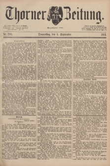 Thorner Zeitung : Begründet 1760. 1891, Nr. 205 (3 September)