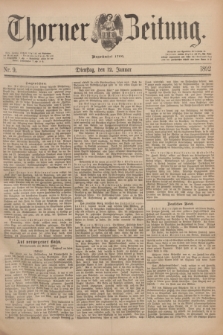 Thorner Zeitung : Begründet 1760. 1892, Nr. 9 (12 Januar)