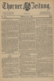 Thorner Zeitung : Begründet 1760. 1892, Nr. 155 (6 Juli)