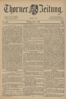 Thorner Zeitung : Begründet 1760. 1892, Nr. 157 (8 Juli)