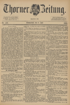 Thorner Zeitung : Begründet 1760. 1892, Nr. 158 (9 Juli)