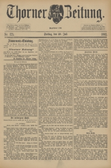Thorner Zeitung : Begründet 1760. 1892, Nr. 175 (29 Juli)