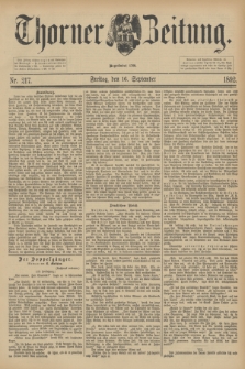 Thorner Zeitung : Begründet 1760. 1892, Nr. 217 (16 September)