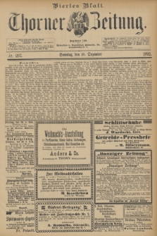 Thorner Zeitung : Begründet 1760. 1892, Nr. 297 (18 Dezember) - Viertes Blatt