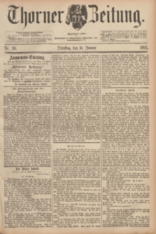 Thorner Zeitung : Begründet 1760. 1893, Nr. 26 (31 Januar)