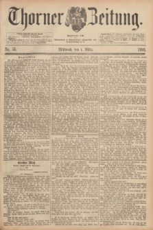 Thorner Zeitung : Begründet 1760. 1893, Nr. 51 (1 März)