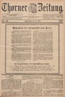 Thorner Zeitung : Begründet 1760. 1893, Nr. 111 (13 Mai)