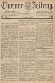 Thorner Zeitung : Begründet 1760. 1893, Nr. 133 (9 Juni)